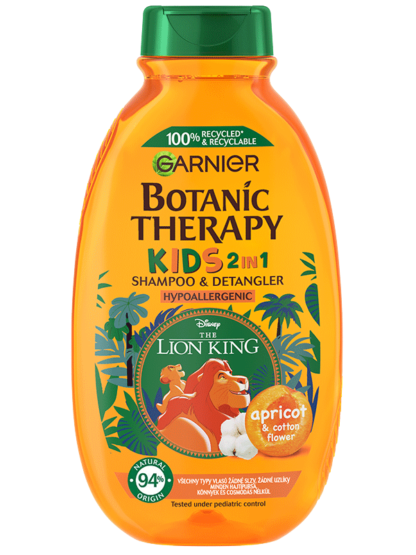 Botanic Therapy Disney Kids 2v1 šampon&kondicionér Lví král, meruňka